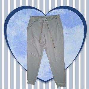 FIGS BRAND ZAMORA JOGGER SCRUB PANTS — DARK SPACE GREY